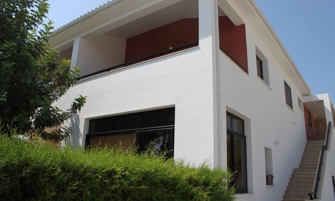 Kissonerga Apartment | Two very large, bright apartment with private garden, pool and grill