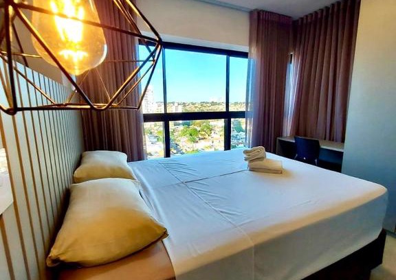 Jardim dos Estados Apartment | Uma Linda Vista com Quarto Privativo no Ed. Vertigo
