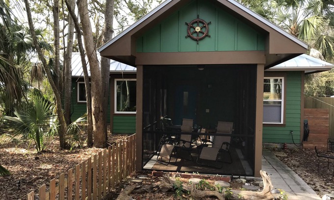 Historic Downtown Apalachicola House | Unique House in wooded lot. This is a WOW! Nothing like it!