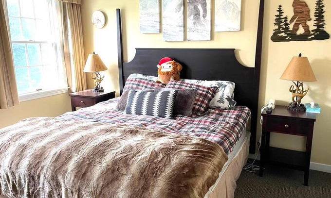 Hancock Apartment | Unique Yeti-Theme Ski On Off Suite Jiminy-Sleeps 4