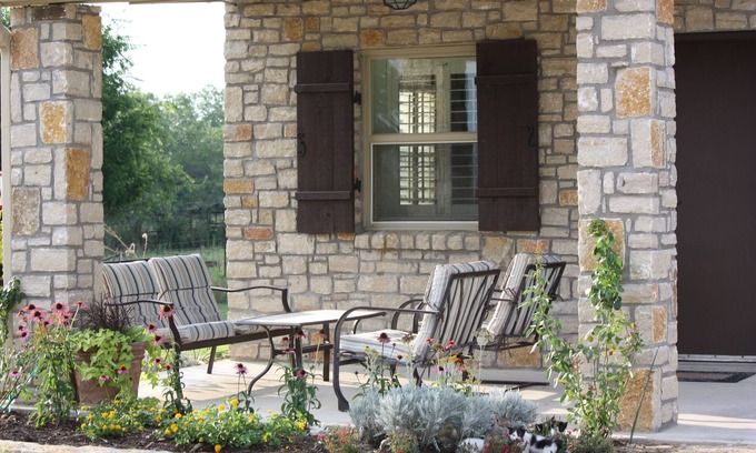 Weatherford Cottage | Upscale Living Quarters For 2, In A Stone Barn On A Horse Ranch, King Bed,