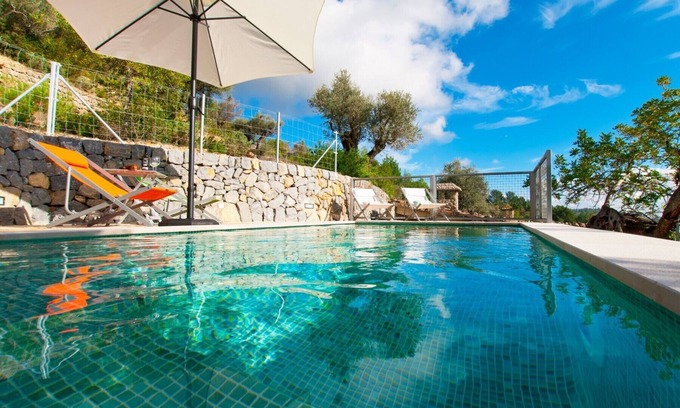 Mancor de la Vall Villa | V. Mancor, Pool and Mountain Views