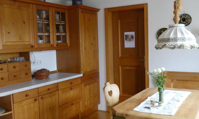 Saaldorf-Surheim Apartment | Vacation apartment- 5 persons, 120sqm, 2 bedrooms, east-facing balcony, fireplace