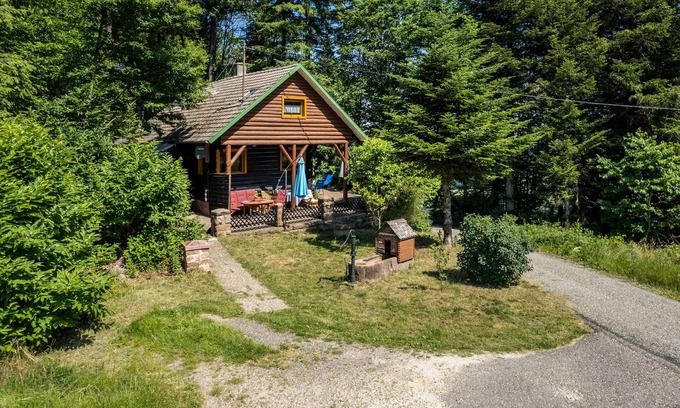 Lauf House | Vacation home 'Blockhaus Im Schwarzwald' in the middle of nature and with mountain view