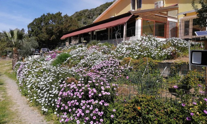 Sant'Antioco House | Vacation Home 'Il Lentischio - Rosmarino' in Cala Lunga 200 Metres from the Sea