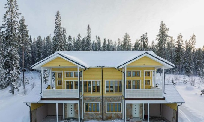 Sotkamo House | Vacation home Villaroosa in Sotkamo - 8 persons, 3 bedrooms