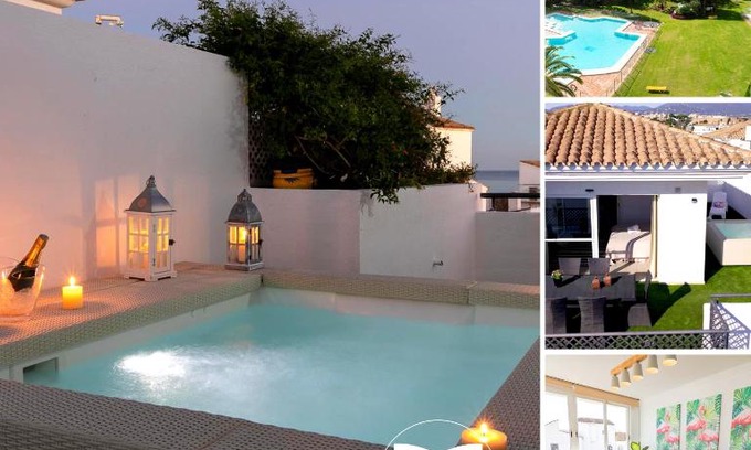 Puerto Banus Apartment | VACATION MARBELLA I Terrazas de Banus, Romantic, Jacuzzi, Pet-Friendly, Cosy Duplex Penthouse, 2min walk to Marina