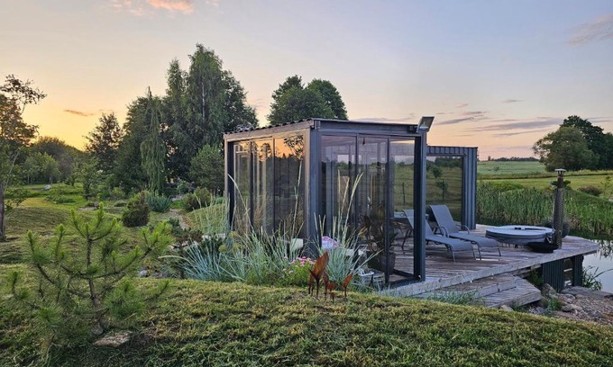 Lithuania House | Vaitų Riešutynė - Small shipping container house