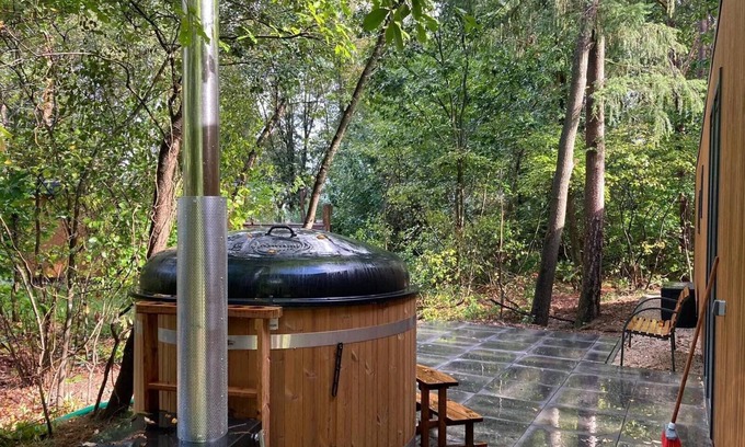 Municipality of De Wolden Ski Chalet | Vakantiepark De Wiltzangh - Stuga Hottub 4