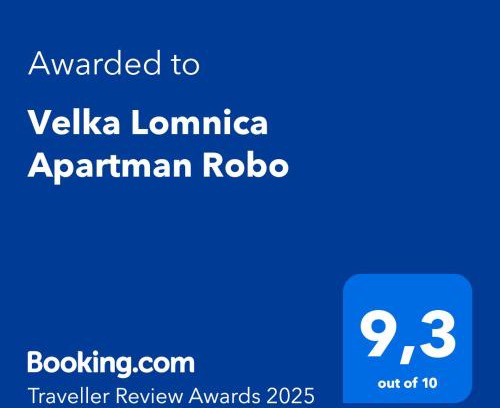 Velka Lomnica Apartment | Velka Lomnica Apartman Robo