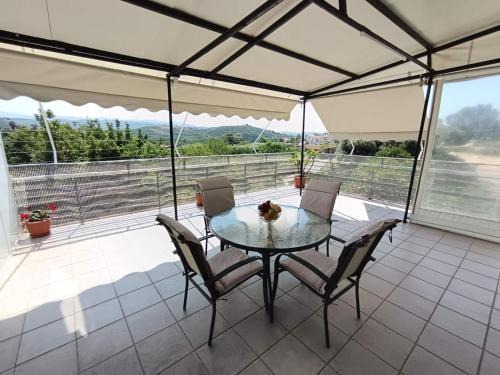 Fournes Apartment | Veranda with endless view