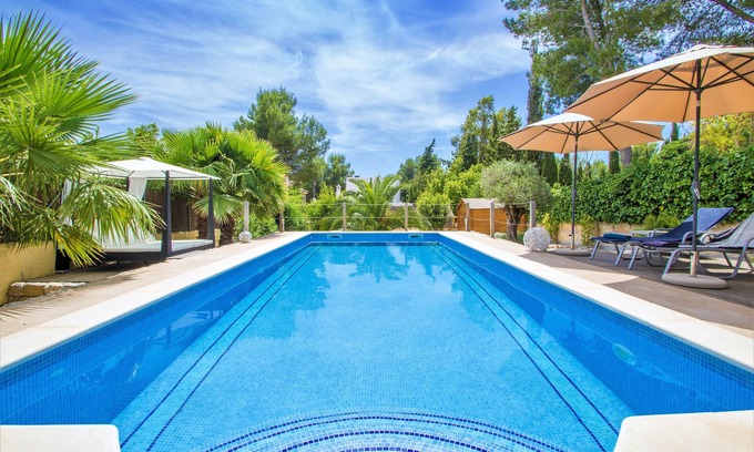 Santa Ponsa Villa | Villa Castillo Calma, newly refurbished with large new pool + great garden area