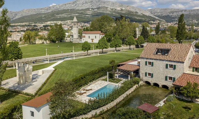 Solin Villa | Villa Draga, Beautiful backyard paradise pool villa in Split-Dalmatia