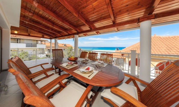 Alikanas Villa | Villa Eleni-2nd Floor Maisonette with Ocean panorama terrace for up to 8 people