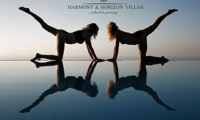 Lefkas Villa | Villa Harmony - privacy and view of the Ionian Sea