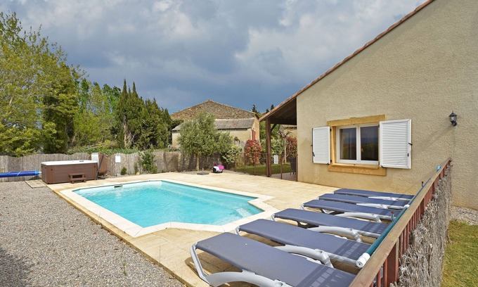 Montbrun-des-Corbieres Villa | Villa in Montbrun with Pool & Mountain Views