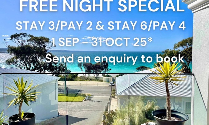 Binalong Bay House | Villa Jasper - Spacious villa style accommodation with panoramic views