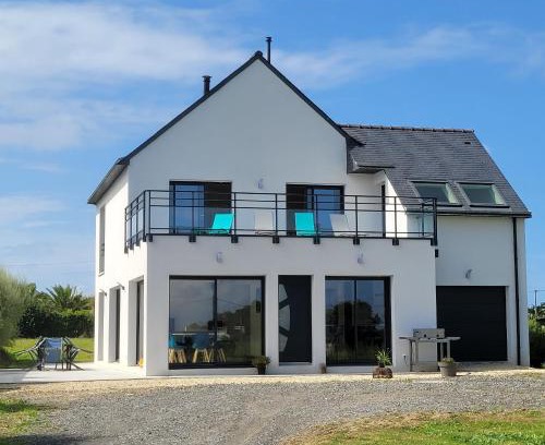 Plouneour-Trez Villa | Villa l'estran récente vue mer Plounéour-Brignogan-plages