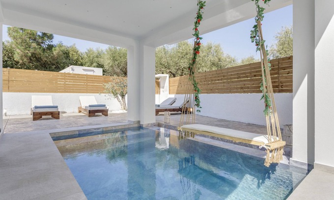Laganas Villa | Villa 'Maria' with Sea View, Wi-Fi and Air Conditioning