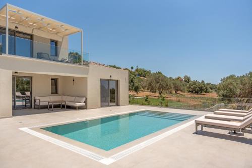 Minia Villa | Villa Melina - Elysian Villas Kefalonia, 200m from Beach, New 2024