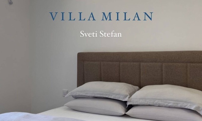 Sveti Stefan Villa | Villa Milan- 3 min. walk to the island of St. Stephen-organic food-breathtaking