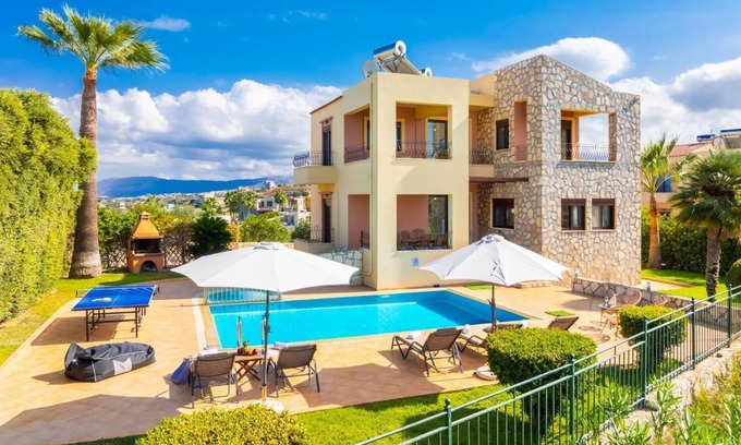 Kato Stalos Villa | Villa Pasiphae 2 - Three Bedroom Villa, Sleeps 7