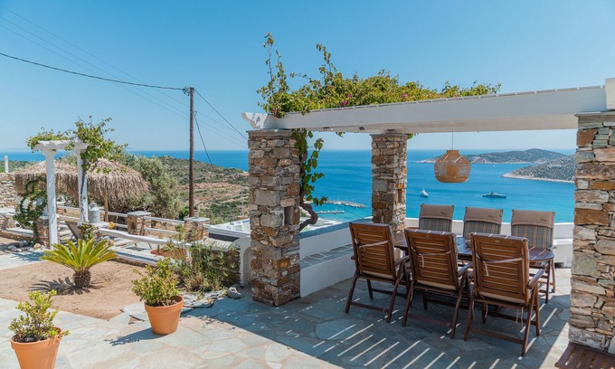 Platis Gialos Villa | Villa Pelagos Residence with private Jacouzzi