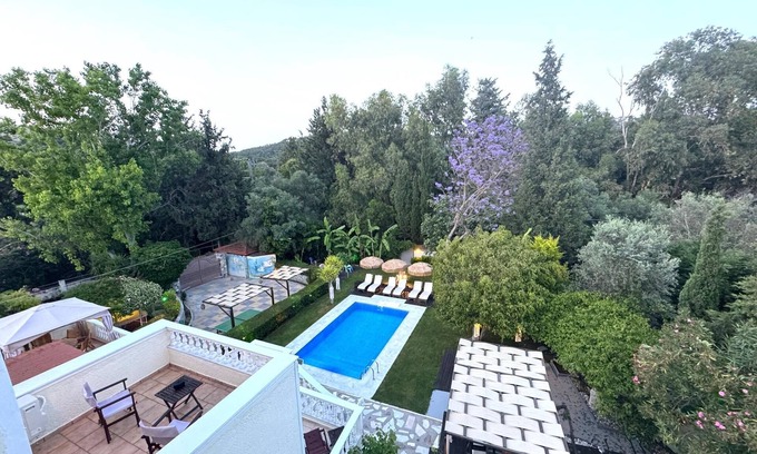 Filerimos Villa | Villa Small Paradise with private pool , Jacuzzi , BBQ ,garden and privacy