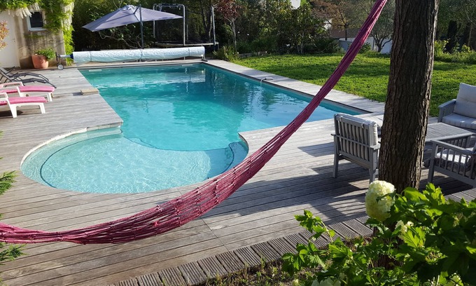 Combaillaux Villa | Villa swimming pool spa 210m/1500m paradise for young and old between sea and cevennes