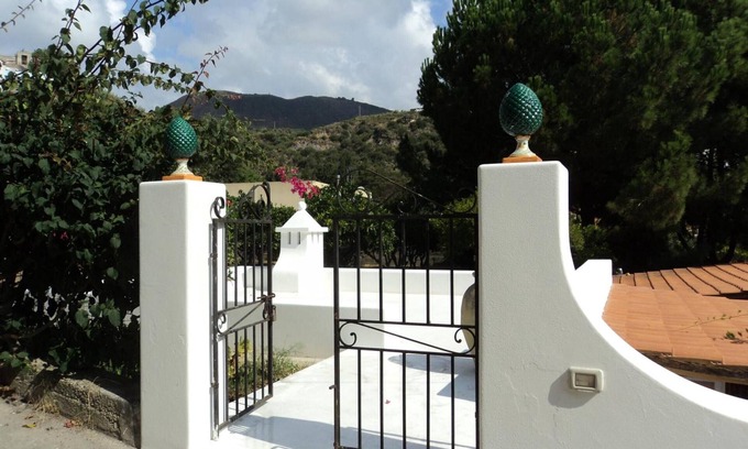 Lipari Historic Centre Villa | Villa 'Valle Canale Piccola' with Sea View, Wi-Fi and Air Conditioning