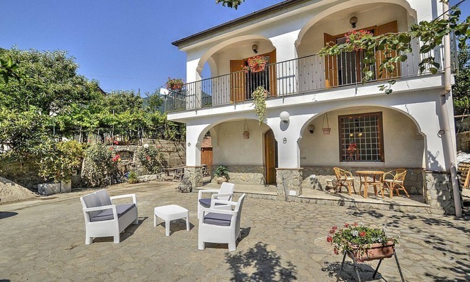 Tramonti Villa | Villa Vinile: A welcoming two-story villa surrounded by the greenery, with Free WI-FI.