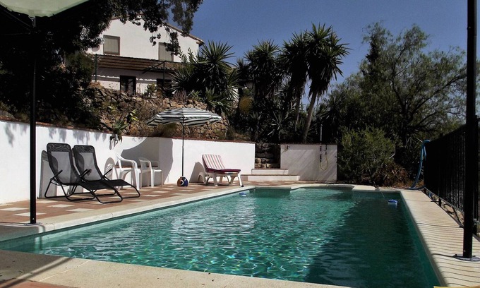 Rio Velez Villa | Villa with pool on a hill with fantastic distant views,with AC in the bedrooms