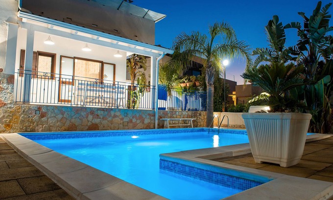 Alcamo Marina Villa | Villa with private pool wifi 150Mt from the sea 3 bedrooms 3 bathrooms OB