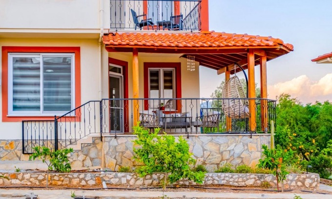 Faralya Villa | Villa with Shared Pool and Sea View in Seydikemer