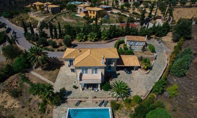 Galaxidi Villa | Villa with Swimming Pool and Sea View. Located outside of Galaxidi, near Delphi.