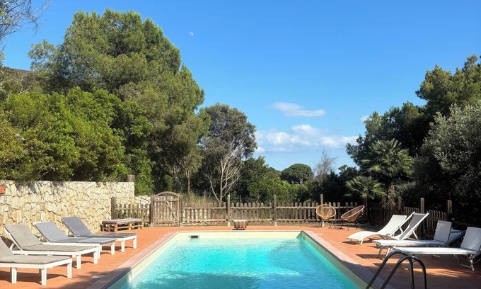 Porto Azzurro Villa | Villa with swimming pool nestled in the National Park