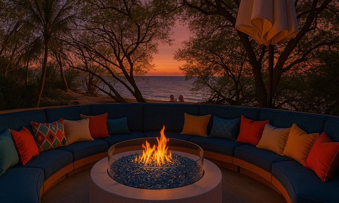 Playa Langosta House | VIP Beach Estate w/Private Pool, Fire Pit & Elegant Interiors, Prime Beachfront Tamarindo Location