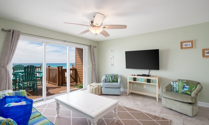 West Panama City Beach House | Walk Right on to the BEACH from your Beach Front Townhome - Sleeps 9!