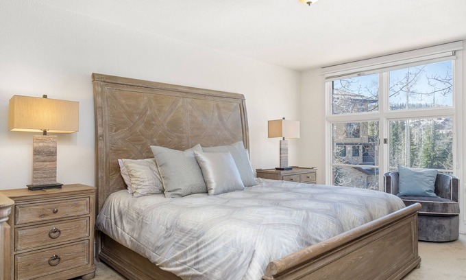 Mountain Village House | Walk to lifts room with mountain view & hot tub - snowbird-friendly
