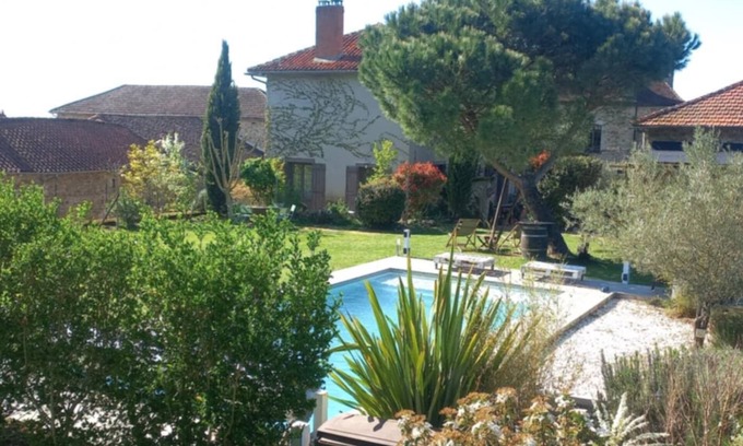 Jourgnac House | Warm, peaceful family home with Nordic bath and swimming pool