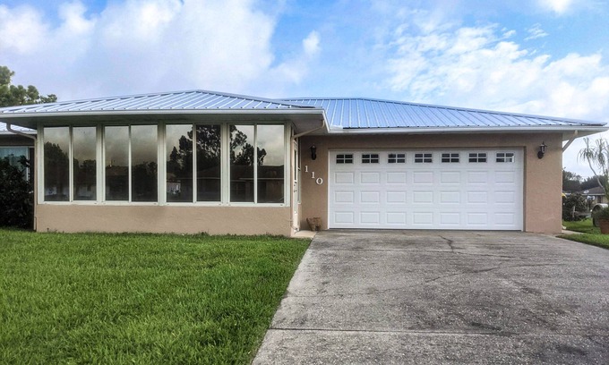 Placid Lakes House | Water-view dog-friendly home with dock, electric grill, fast WiFi, water access