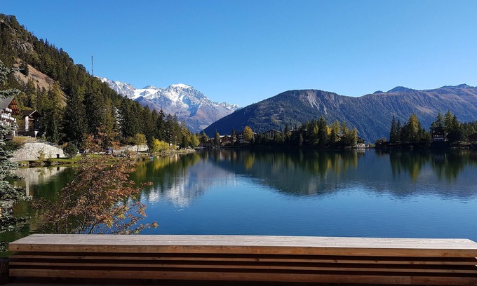 Champex-Lac Villa | Waterfront chalet/villa with breathtaking views of the lake and mountains