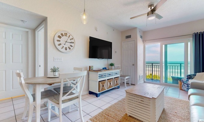 New Smyrna Beach Condo | Waterfront condo with amazing views, pool, balcony, & beach access
