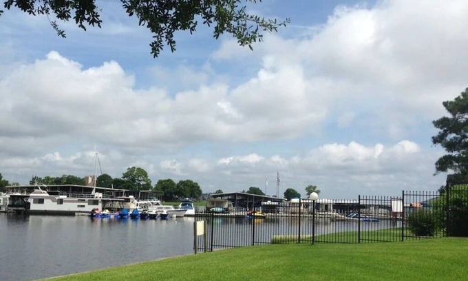 Walden on Lake Conroe Condo | Waterfront Newly Renovated Ground Floor Condo Overlooking A Full-Service Marina