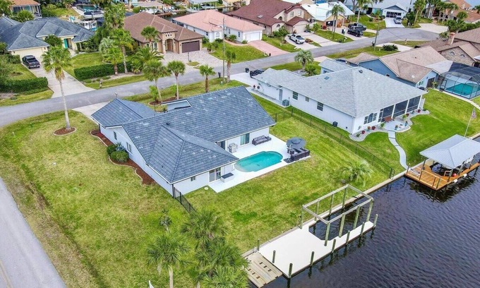 Palm Harbor House | Waterside Paradise with Pool in Palm Coast