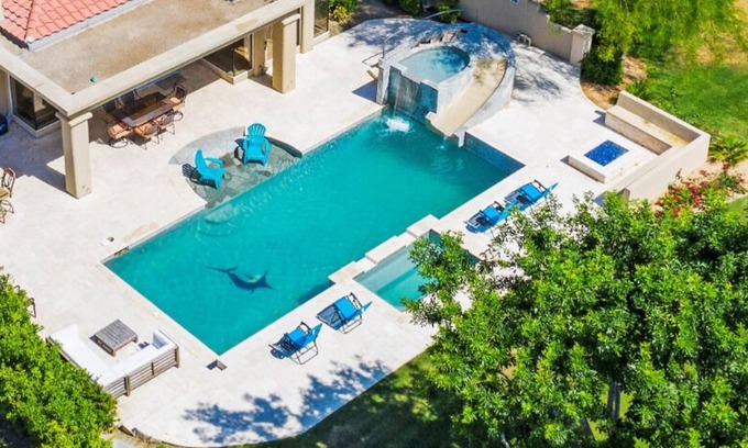 La Quinta House | Waterslide, pool/spa. PGA West, so much fun!