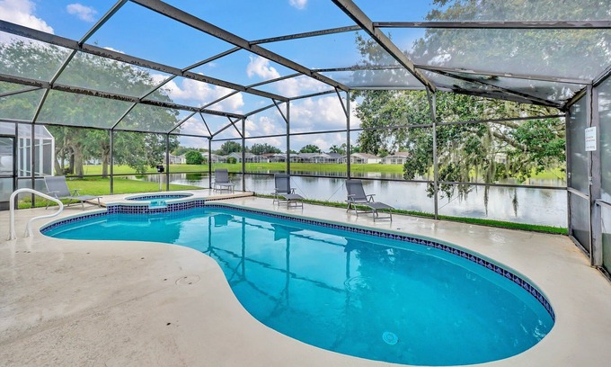 Clear Creek House | Waterview Villa with Private Pool/Spa - Optionally Heated for Additional Fee