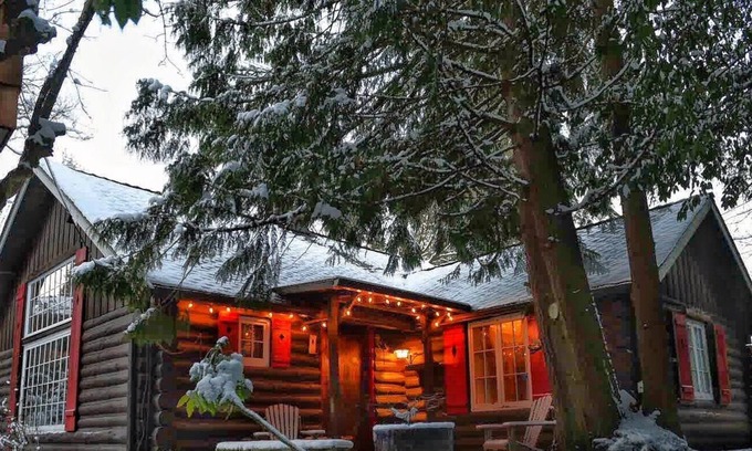 Wedgwood Cabin | Willow Creek Lodge Log home on Private wooded lot