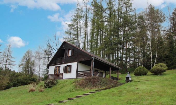Krasna Lipa House | Wonderful private villa for 5 people with WIFI, TV, terrace, pets allowed and panoramic view