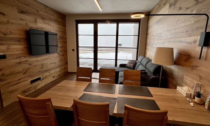 Ricky v Orlickych horach House | Wonderful private villa for 4 guests with WIFI, TV, terrace and panoramic view